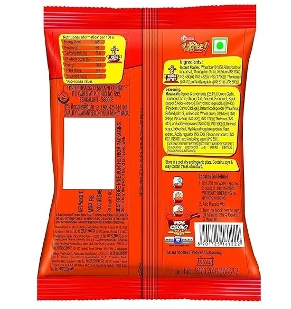 Yippee Magic Masala Noodles , 140g - 140g