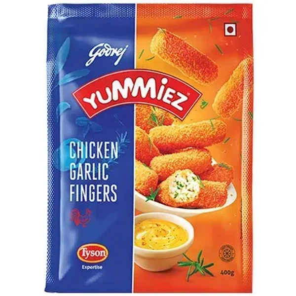 Yummiez Chicken Garlic Fingers, 400g - 400g