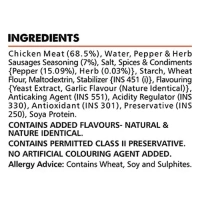 Yummiez Chicken Pepper& Herb Salami, 250g - 250g