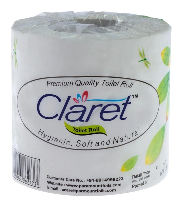Claret Premium Quality Toilet Roll, 350 Pulls - 350 Pulls