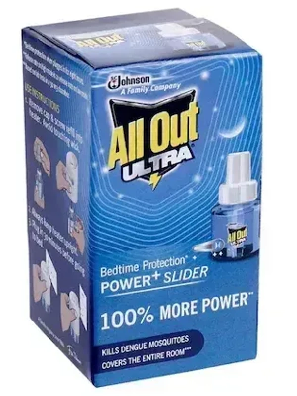 All Out Ultra Bedtime Protection Power+Slider, 45 ml