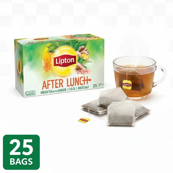 Lipton After Lunch Green Tea Bags, 25 Bags - 25 Bags