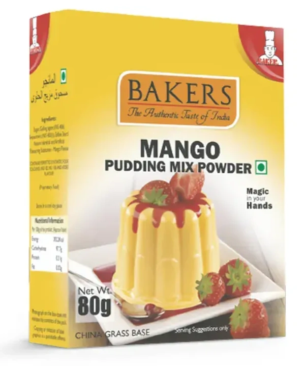 Bakers Mango Mix Powder Pudding, 80g - 80g