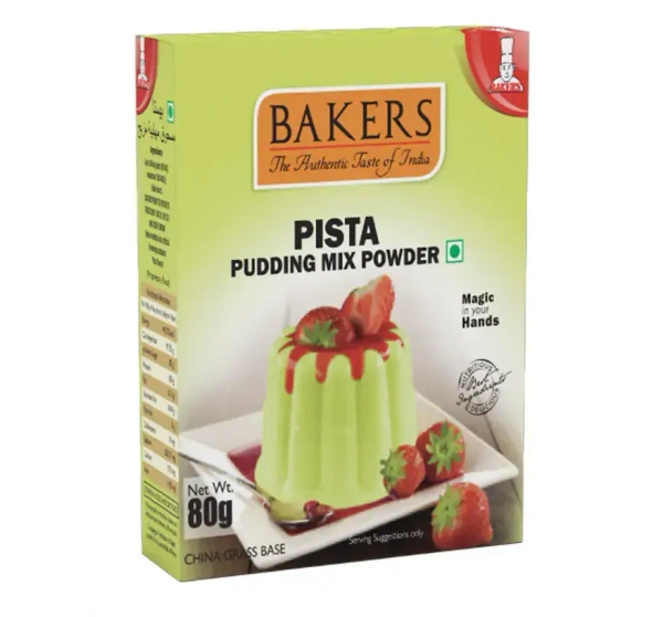 Bakers Pista Mix Powder Pudding, 80g - 80g