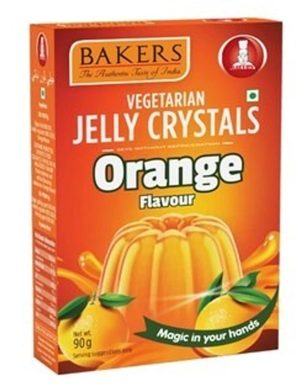 Bakers Vegetarian Jelly Crystals Orange Flavour 80g - 80g