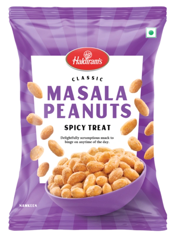 Haldiram's Indian Snacks Masala Peanuts, 55g - 55g