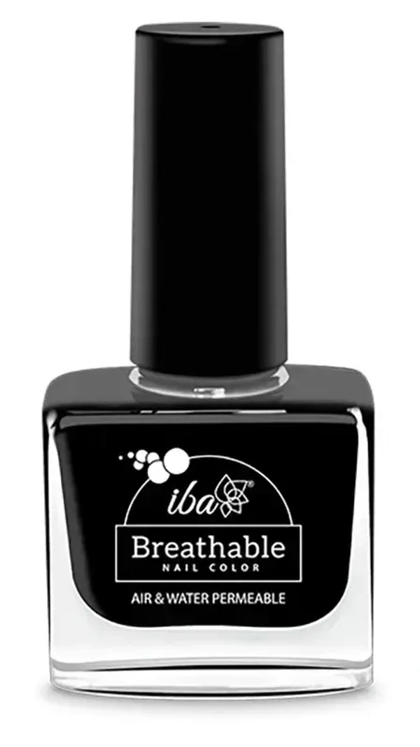 Iba Breathable Nail Color B21 Pristine Black, 9 ml - 9 ml