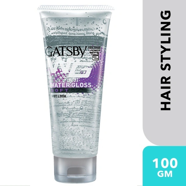 Gatsby Water Gloss Soft Wet Look, 100g - 100g