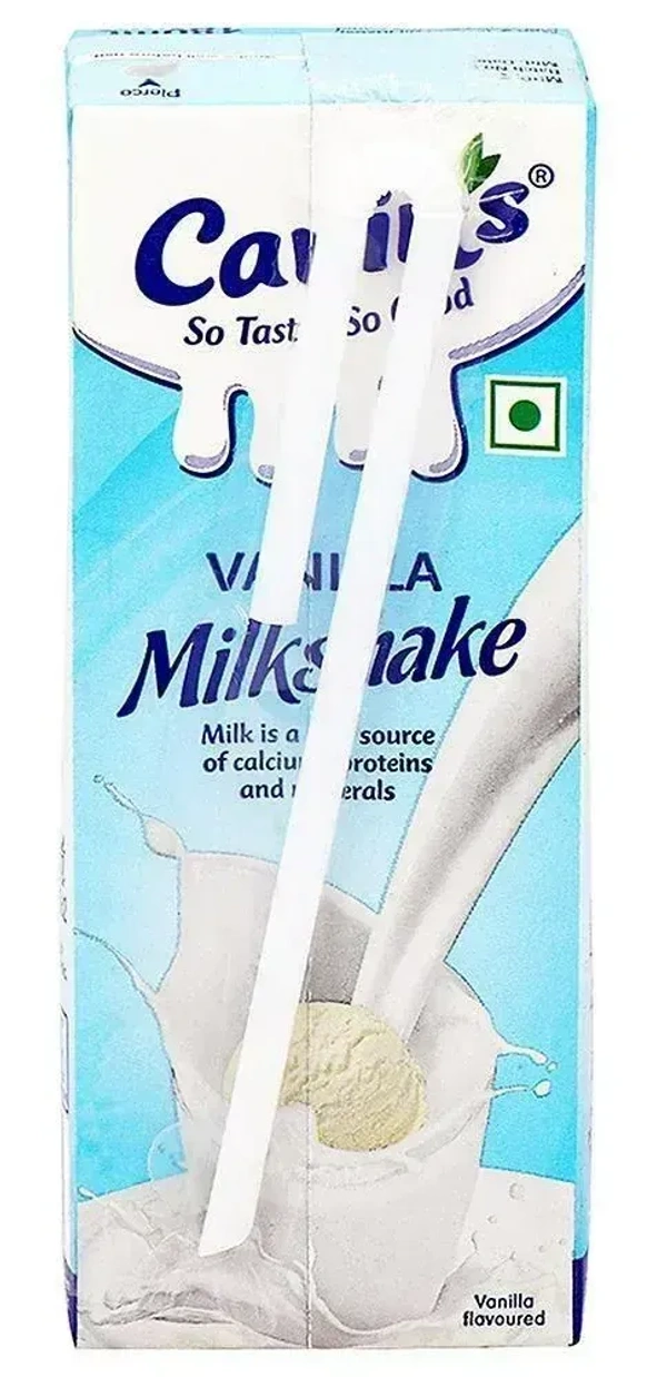 Cavin's Vanilla Milkshake, Enriched with Zinc, Vitamin 200ml - 200ml