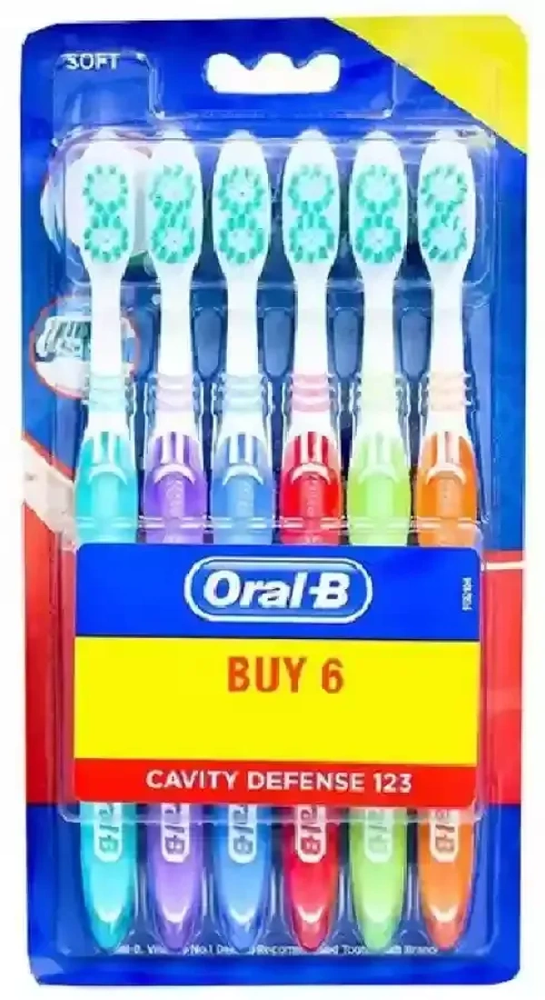 Oral-B Cavity Defense Soft Toothbrush Pack 6 N, 1 pcs - 1 pcs