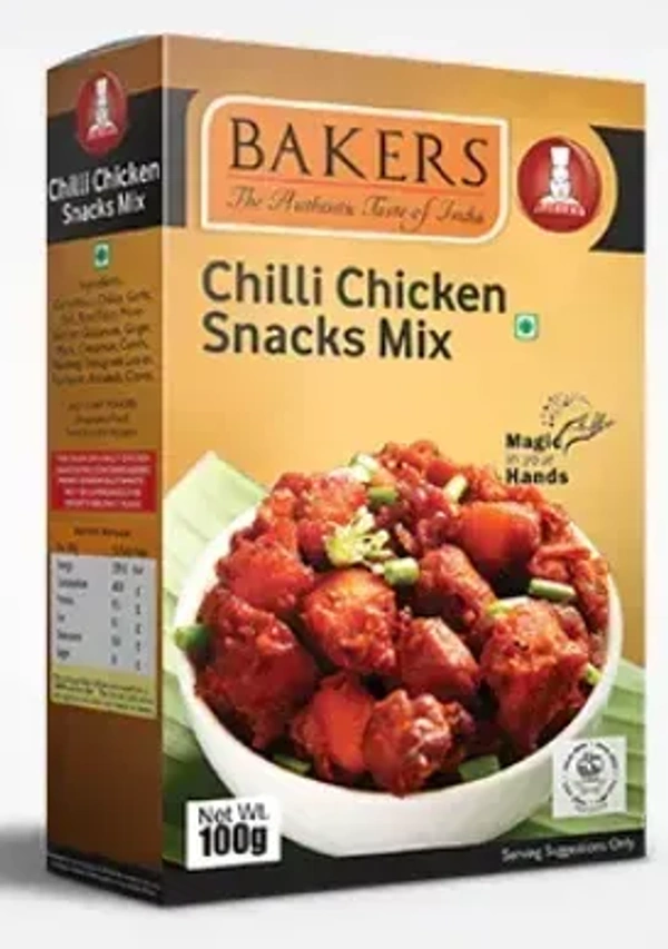 Bakers Chilli Chicken Snack Mix, 100g - 100g