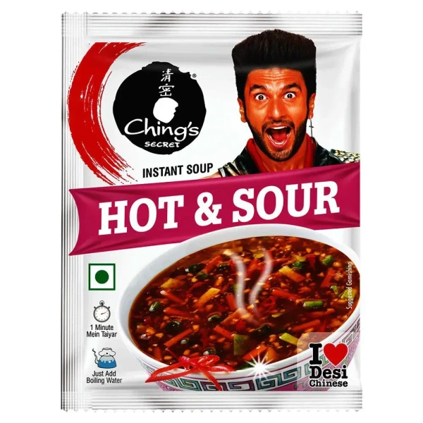 Ching's Secret Instant Soup Hot& Sour Packet, 15g - 15g