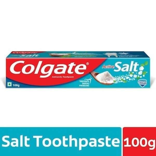 Colgate Toothpaste Anti Cavity Active Salt, 100g - 100g