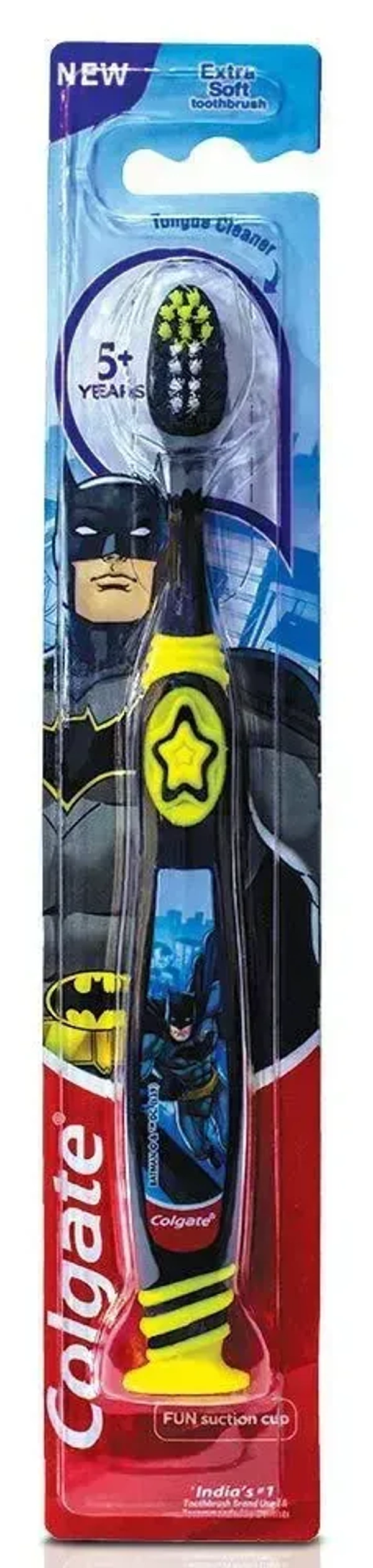Colgate Kids Toothbrush Batman 5+ Years Extra Soft Bristles, 1 pcs - 1 pcs