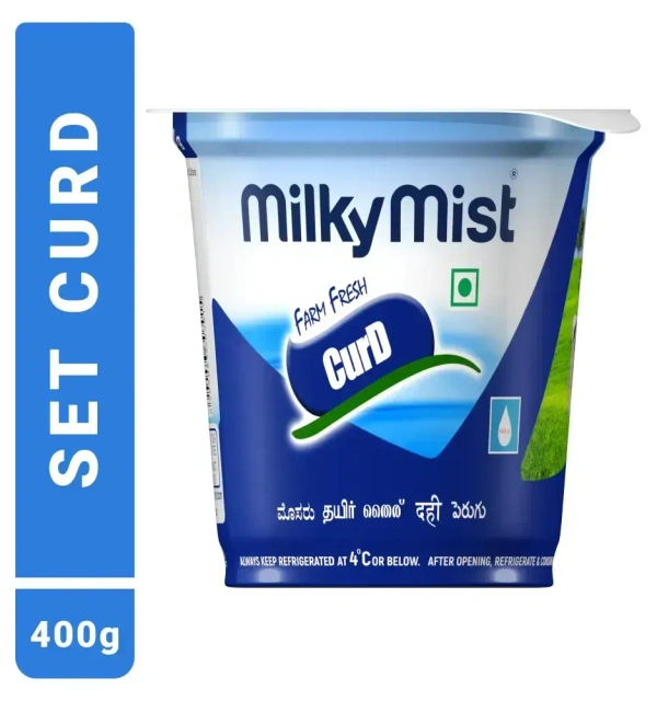Milky Mist Farm Fresh Curd Tub, 400g - 400g