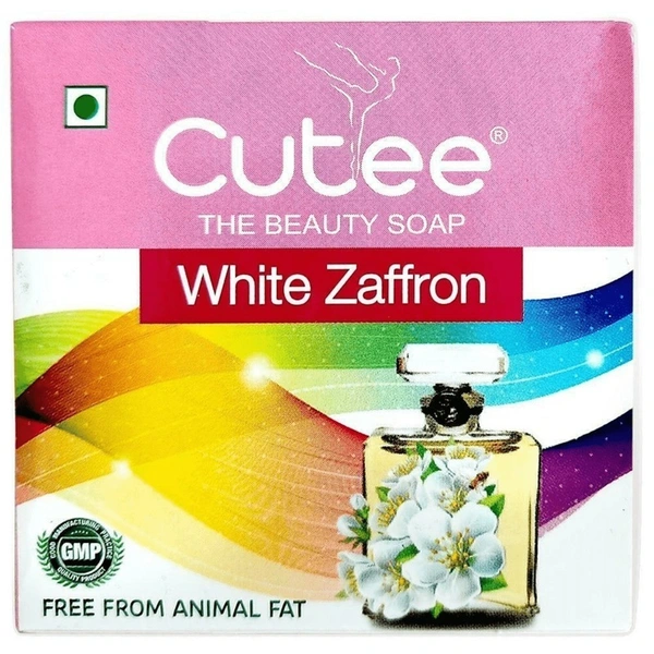 Cutee The Beauty Soap White Zaffron, 100g