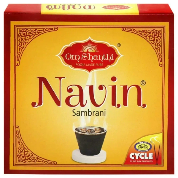 Cycle Om Shanthi Navin Sambrani  10 Sticks, 10 sticks - 10 sticks