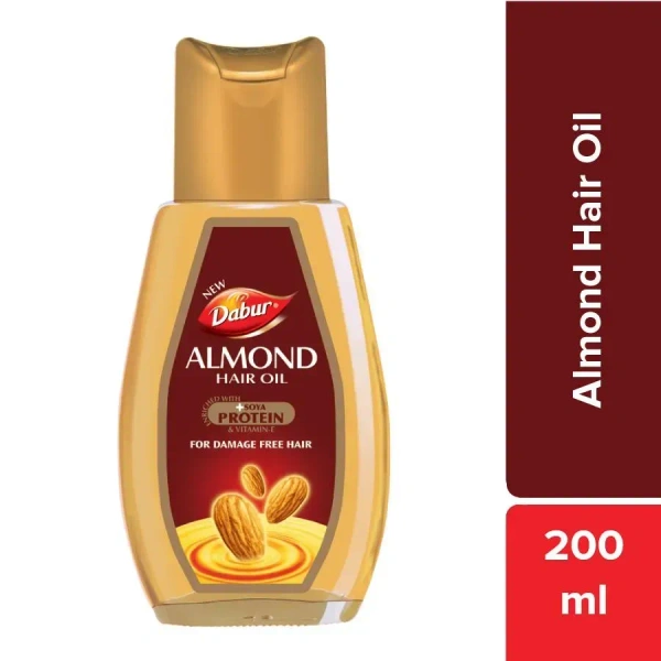Dabur Almond Hair Oil, 200 ml - 200 ml