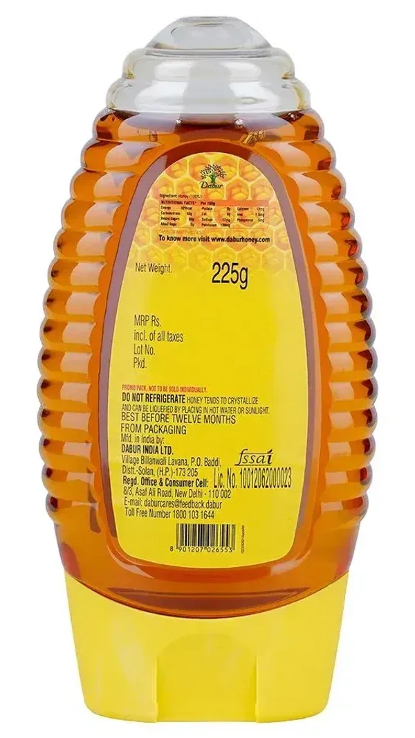 Dabur Squeezy Honey Purity Guaranteed, 225g - 225g