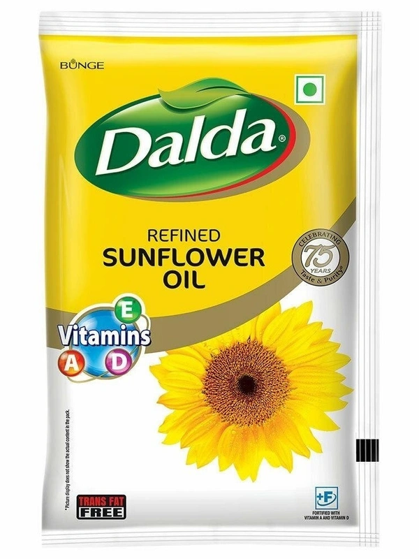 Dalda Refined Sunflower Oil, 1 ltr - 1ltr