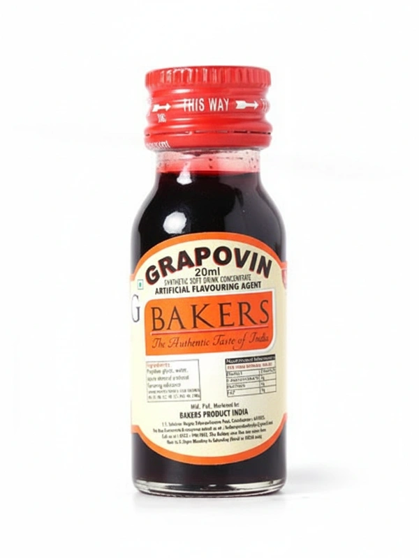 Bakers Grapovin Artificial Flavouring Agent, 100ml - 100ml