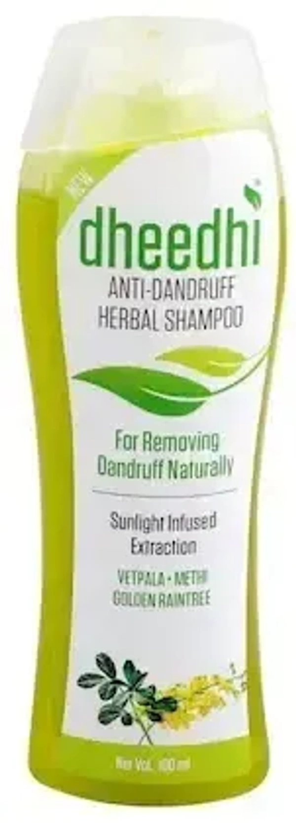 Dheedhi Anti Danadruff Herbal Shampoo, 100ml - 100ml