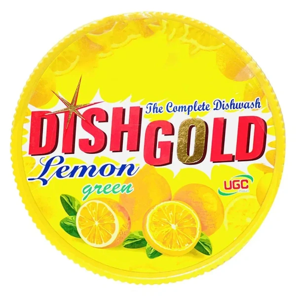 Dish Gold Lemon Green Round, 500g - 500g