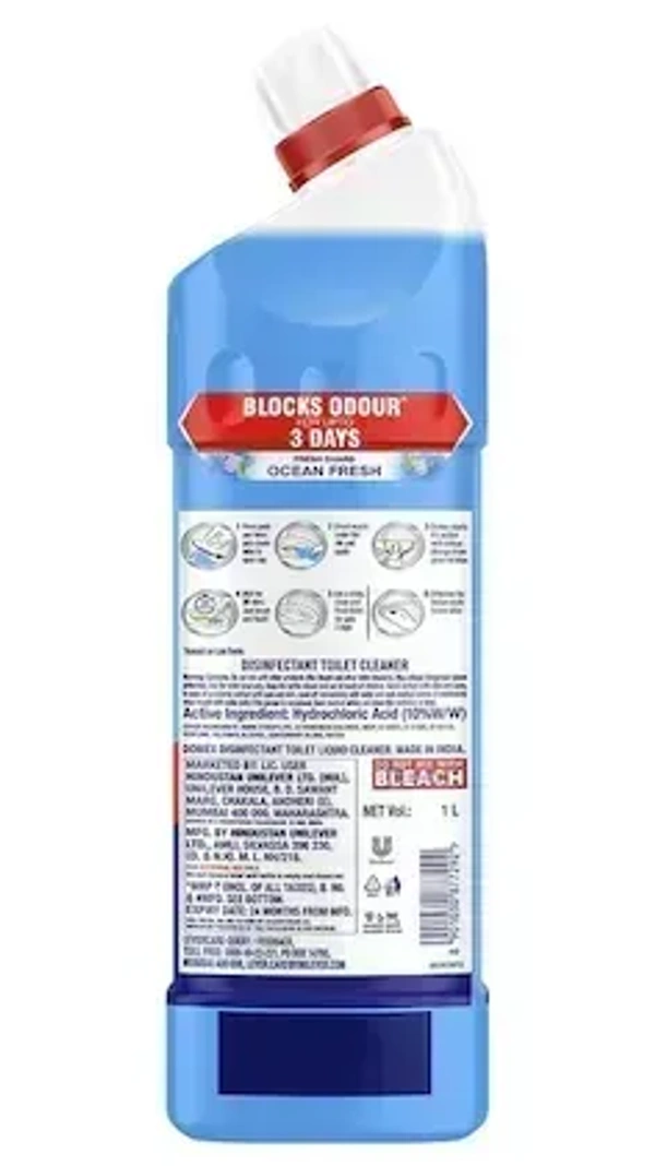 Domex Fresh Guard Disinfectant Toilet Cleaner Ocean Fresh, 750 ml - 750 ml