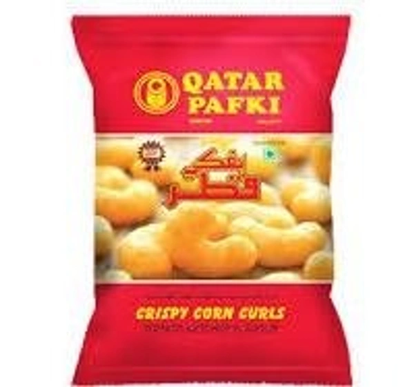 Qatar Pafki Snacks Crispy Corn Curls Tomato Flavour, 48g