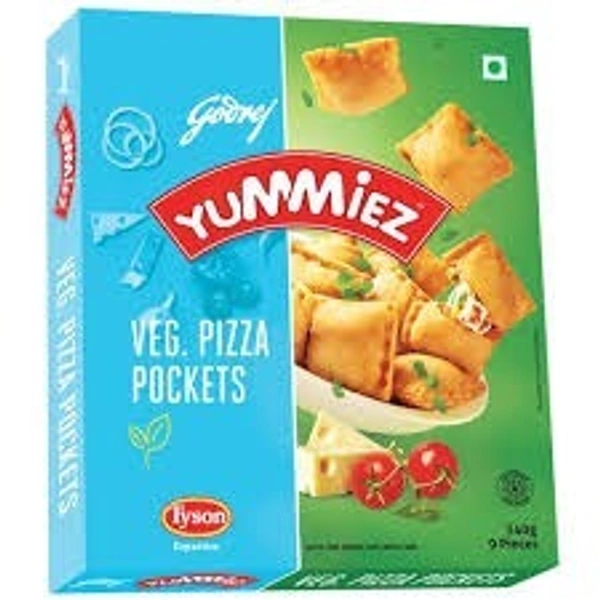 Yummiez Pizza Pockets Veg, 340g - 340g