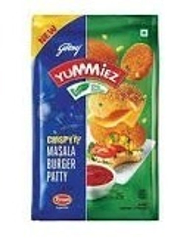 Yummiez Crispyyy Masala Burger Patty, 440g - 440g