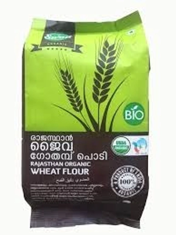 Swad Rajasthan Organic Wheat flour, 1 kg - 1 kg