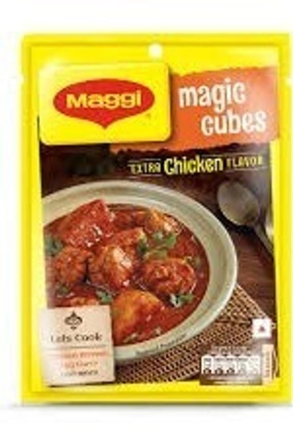 Maggi Magic Cubes (10N x 4g) Extra Chicken Flavor Pouch, 40g - 40g