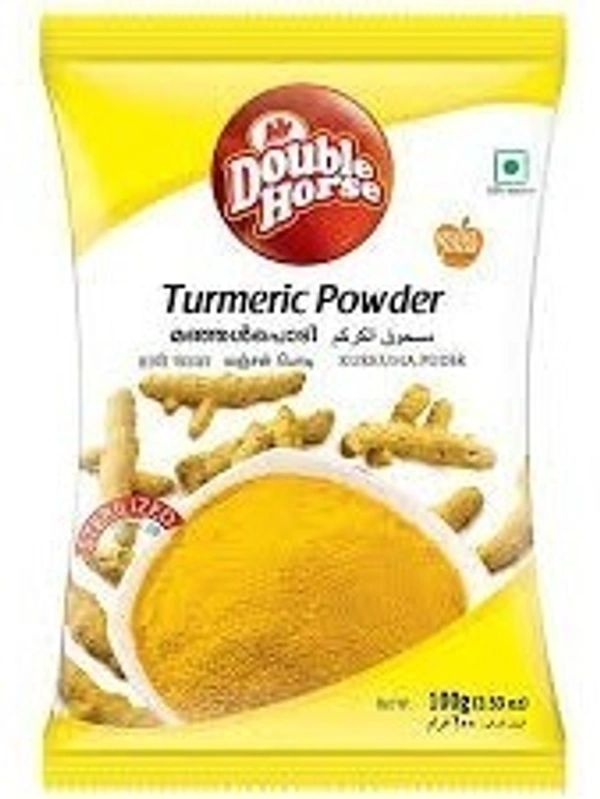 Double Horse Turmeric Powder Pouch, 100g - 100g