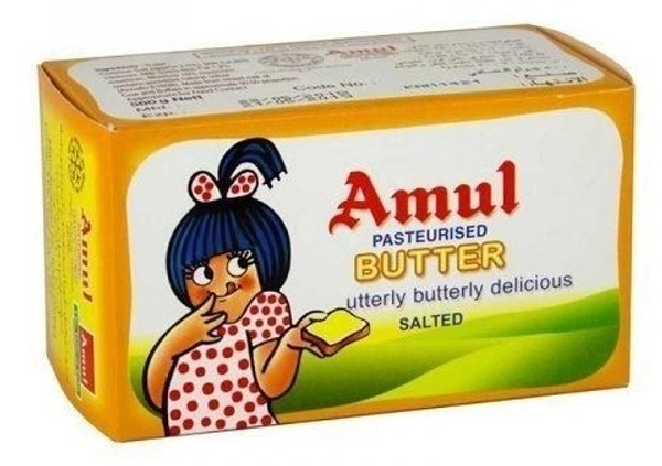 Amul Butter Pasteurised Carton, 500g - 500g