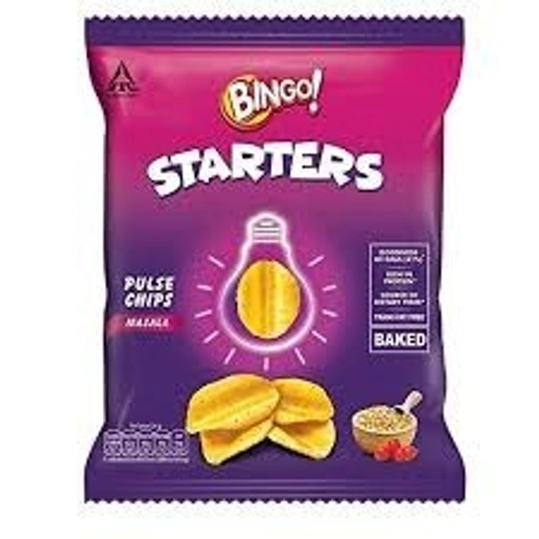 Bingo Starters Pulse Chips Masala, 48g - 48g