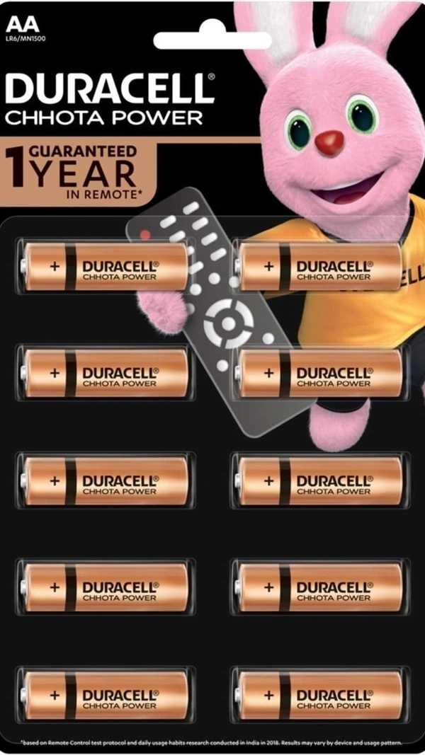 Duracell Chhota Power AA X 10 Battery, 1 pcs - 1 pcs