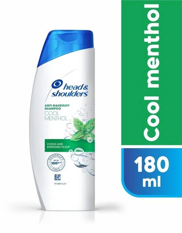 Head & Shoulders Antidandruff Shampoo Cool Menthol, 180ml - 180ml