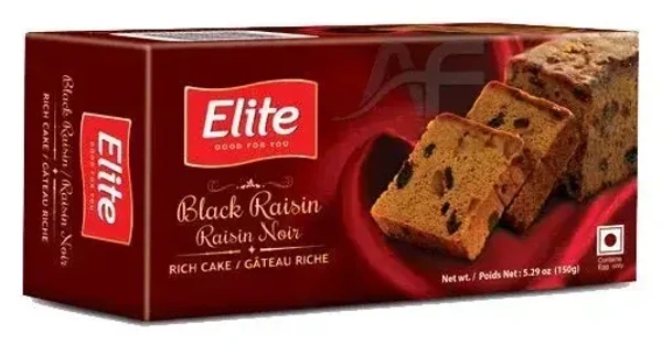 Elite Black Raisin Divinely Rich Cake - 150g - 150g