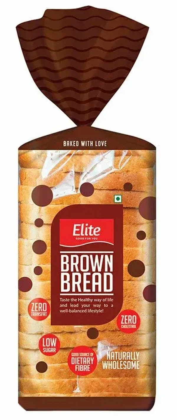 Elite Brown Bread, 450g - 450g
