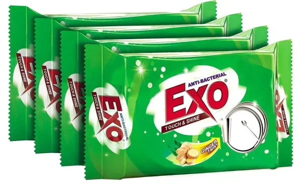 Exo Dishwash Bar (Buy 3 Get 1), 1.2 kg - 1.2 kg