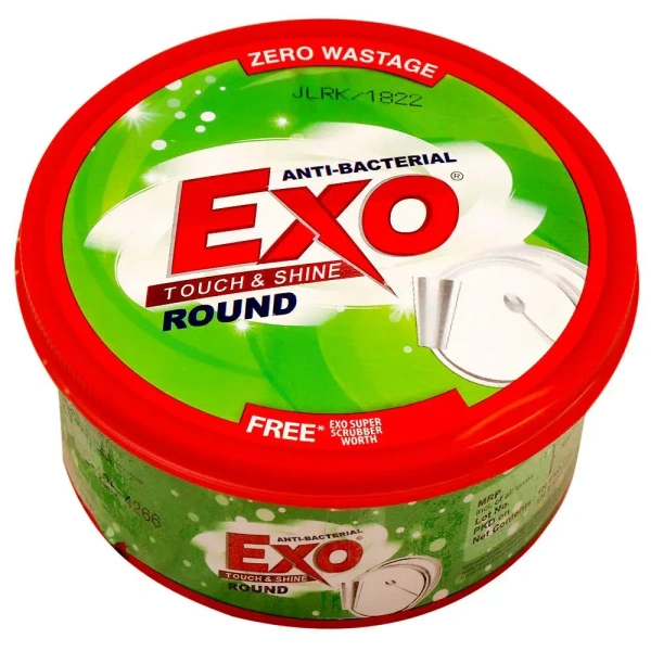 Home Care Exo Round Anti Bacterial Touch& Shine Scrubber Rs.15 free, 700g - 700g