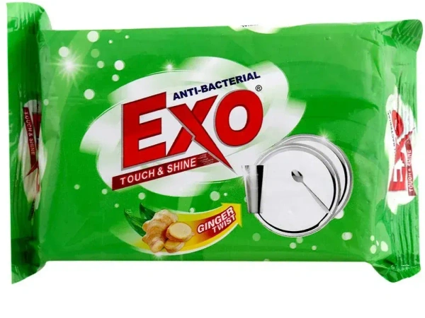 Home Care Exo Touch& Shine Ginger Twist Dish Wash Bar, 300g - 300g