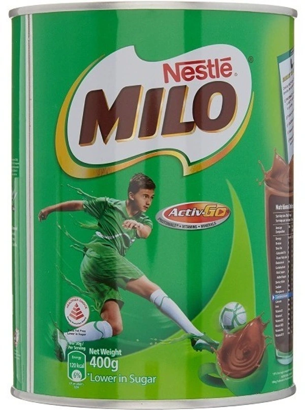 Milo Hot Chocolate Malt Energy Drink 400g - 400g