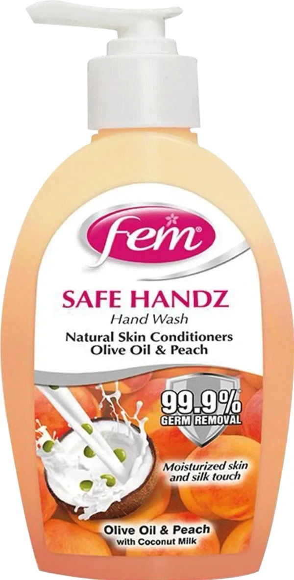 Fem Safe Hand Wash Olive Oil&Peach, 250 ml