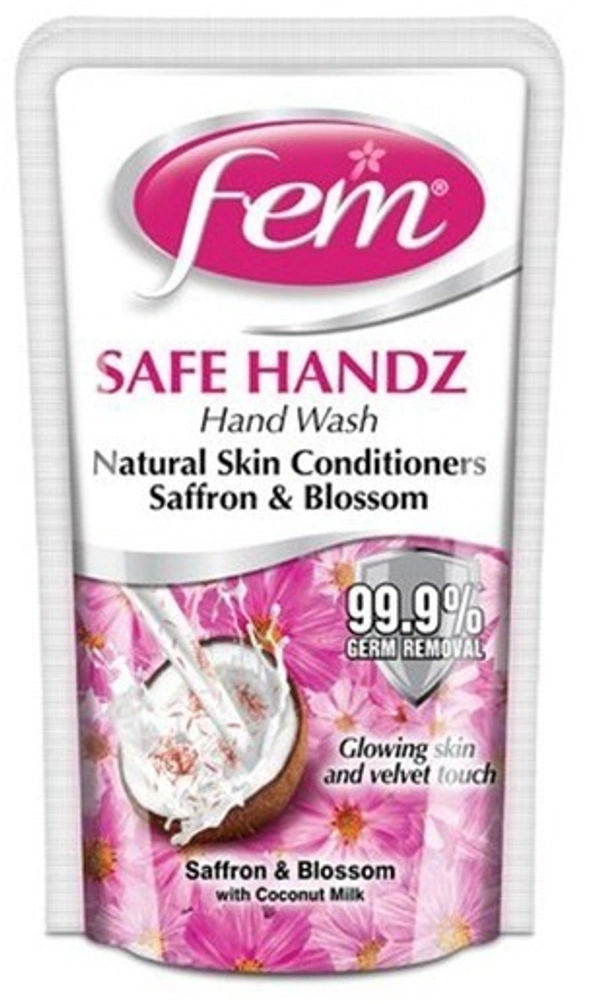 Fem Soft Handz Natural Skin Conditioner Saffron& Blossom, 185 ml