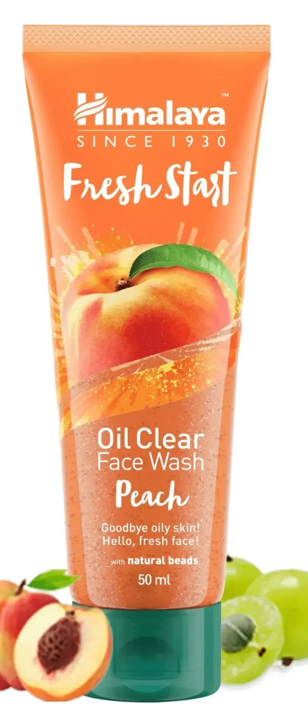 Himalaya Face Wash Oil Clear Peach 50ml - 50ml