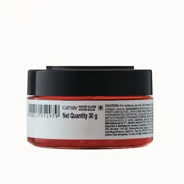 Gatsby Water Gloss Hyper Solid (Red), 30g - 30g
