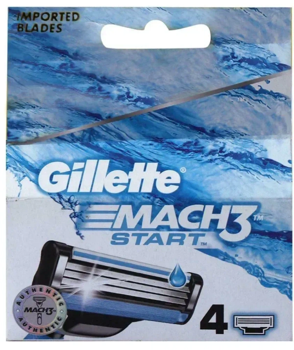 Gillette Mach 3 Start Cart 4s  Mach 3 Start Cart, 4 pcs - 4 pcs