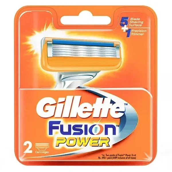 Gillette Fusion Power Cart 2s 1 Cartridge Fusion Power Cart 2's, 2 pcs - 2 pcs